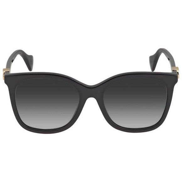 New Authentic Gucci Grey Butterfly Ladies Sunglasses GG1071S 001 55 GG1071S 001 - Picture 1 of 5